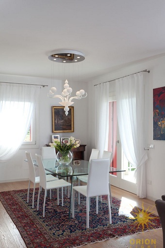 Люстра S di Venezia итальянской фабрики Fabbian 