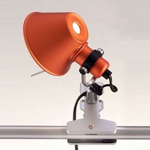 Лампа с зажимом Tolomeo micro pinza A010860. Фабрика Artemide. Производство: Италия.