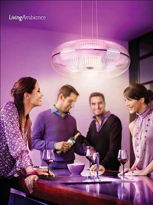 Светильник создающий атмосферу Living Ambiance Violet 